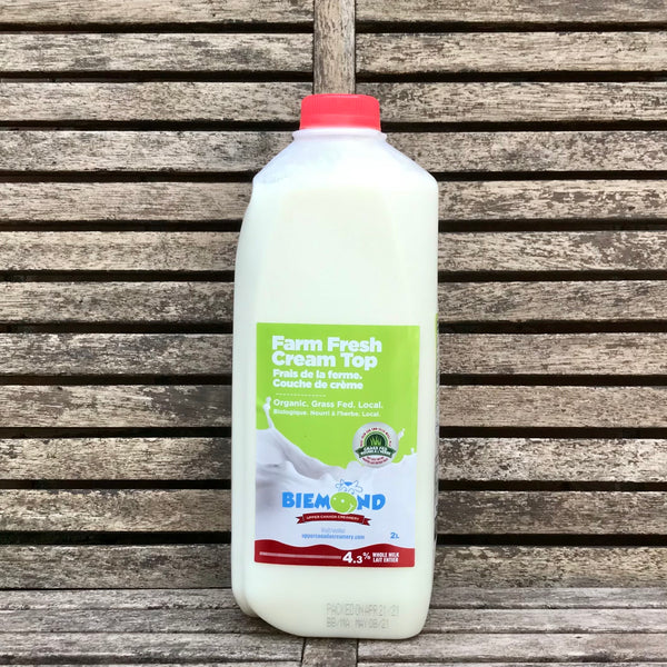 Organic Cream Top Milk 4.3%