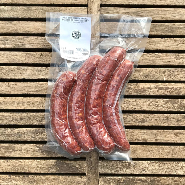 Wild Boar Smoked Sausages