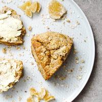 Frozen Oatmeal Ginger Scones